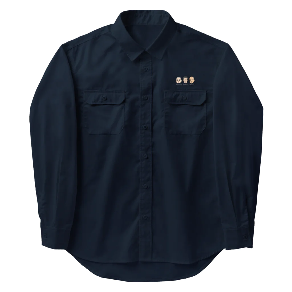 LalaHangeulのおじい３ズ Work Shirt