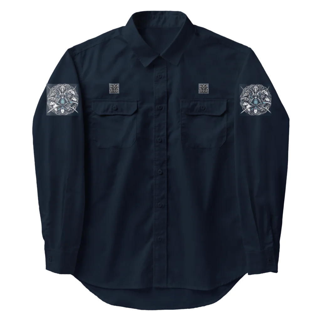 bycatの侍大将とshinobi達 Work Shirt