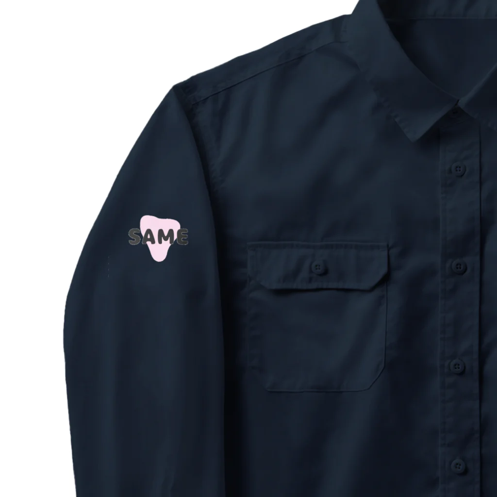 _sameeeee_o0の“さめさん” pink Work Shirt