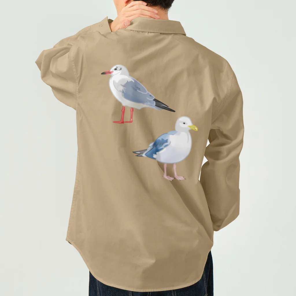 やちよ｜リアル鳥イラストのカモメじゃないよ Work Shirt