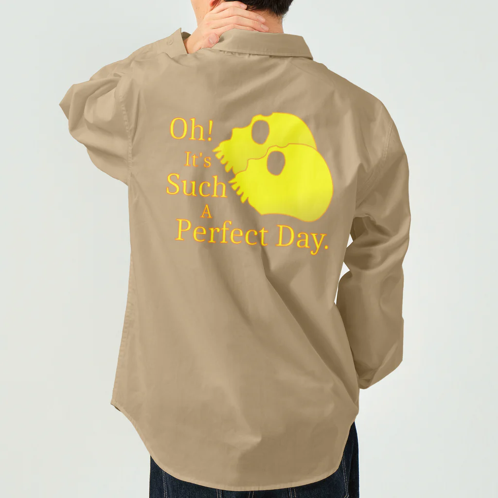 『NG （Niche・Gate）』ニッチゲート-- IN SUZURIのOh! It's Such A Perfectday.（黄色） Work Shirt