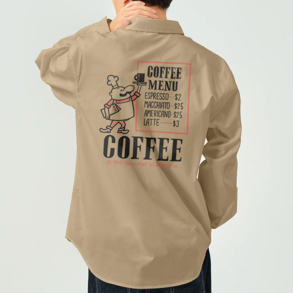 Design For EverydayのビーンズマンのCOFFEE SHOP Work Shirt