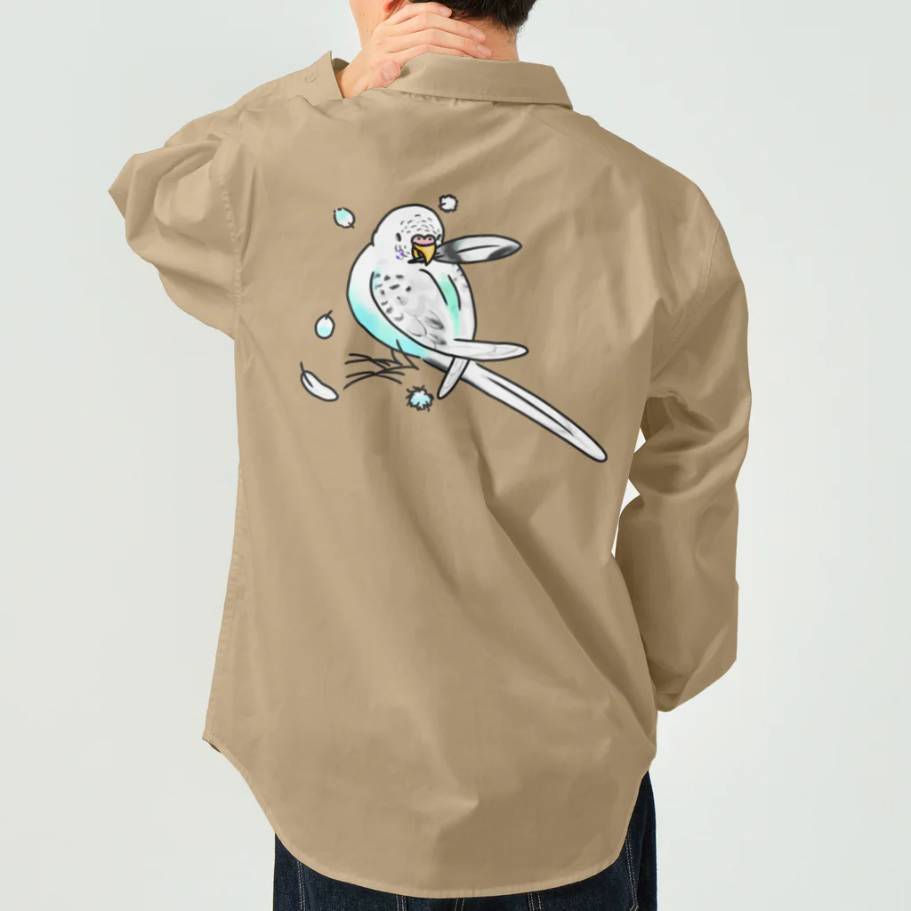 Lily bird（リリーバード）の換羽なセキセイインコさん Work Shirt