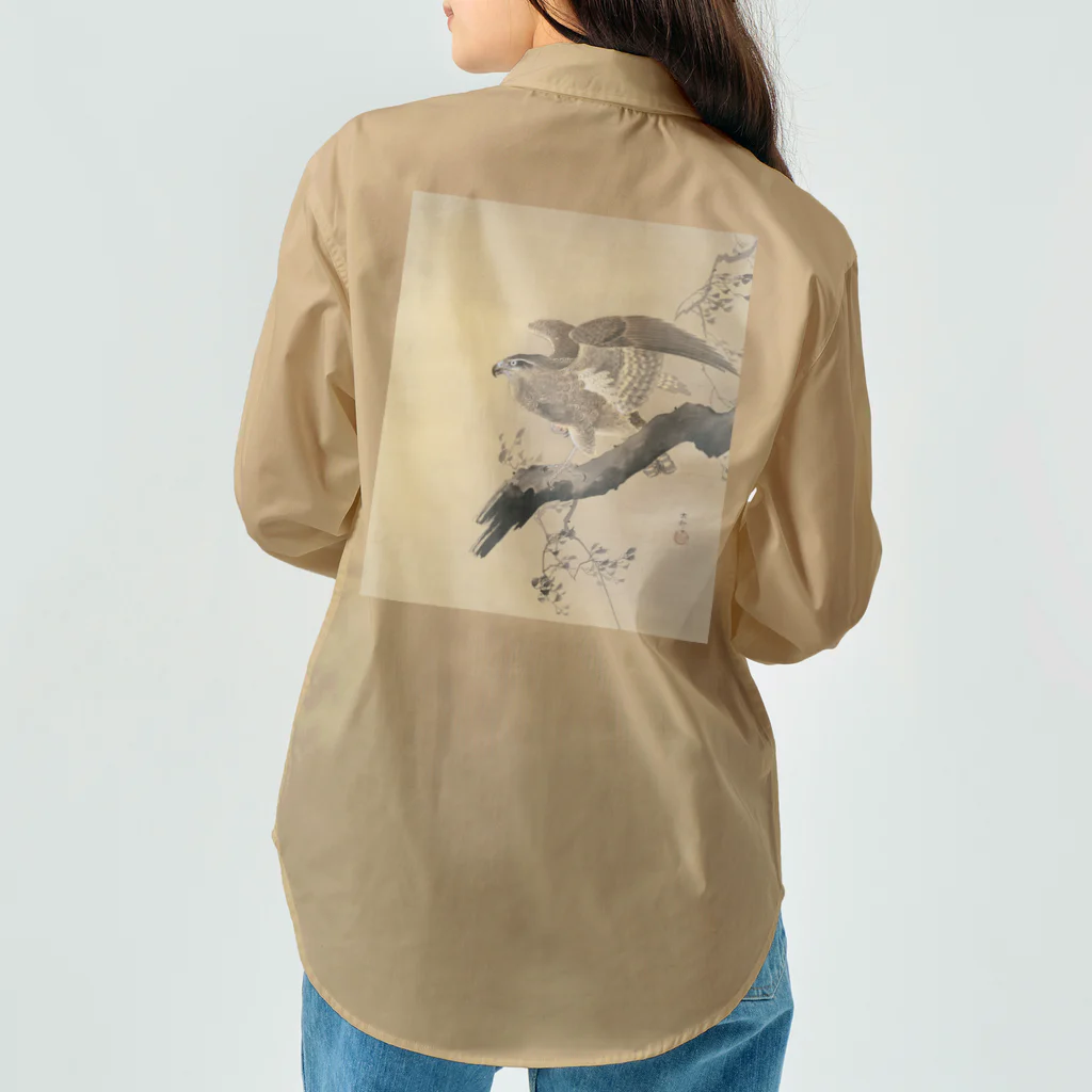 MUGEN ARTの小原古邨　鷹　Ohara Koson / Falcon Work Shirt