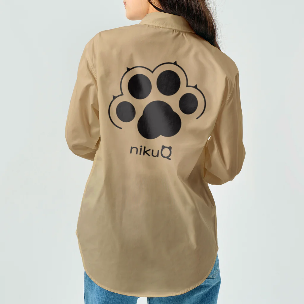 WebArtsのオリジナルブランド「nikuQ」の猫タイプです ワークシャツ