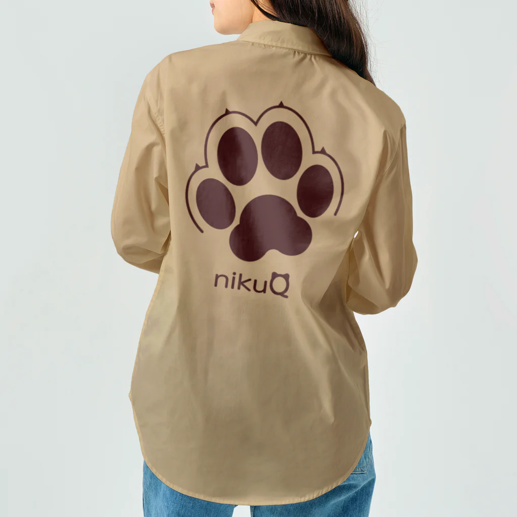 WebArtsの肉球をモチーフにしたオリジナルブランド「nikuQ」（犬タイプ）です ワークシャツ