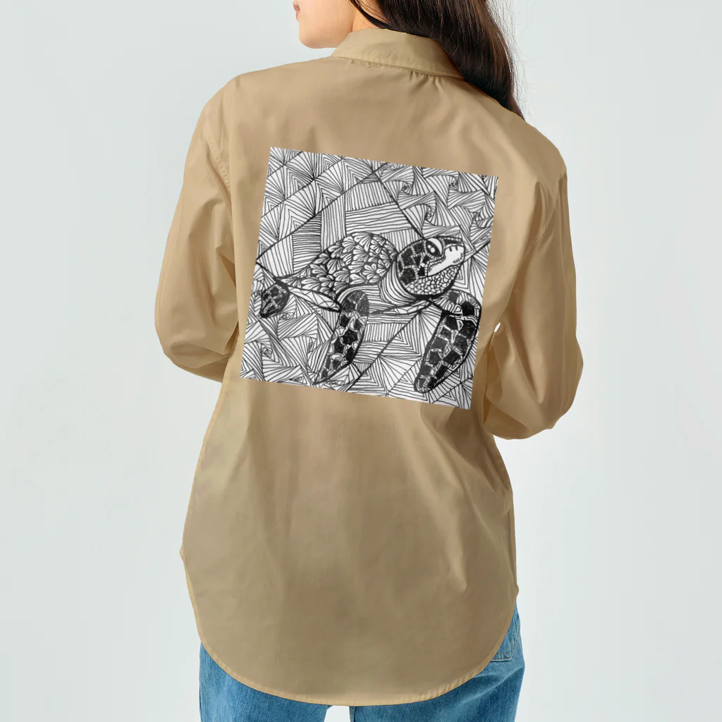樹（いつき）のウミガメ ワークシャツ