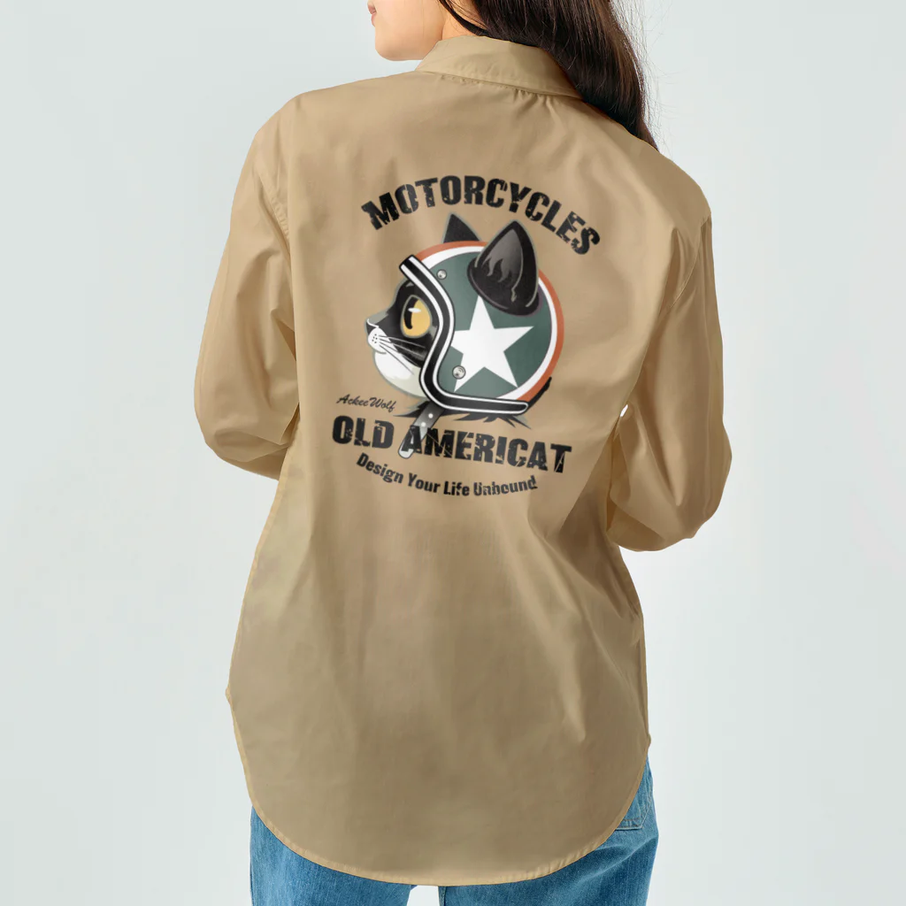 AckeeWolf Art ShopのOLD AMERICAT Work Shirt