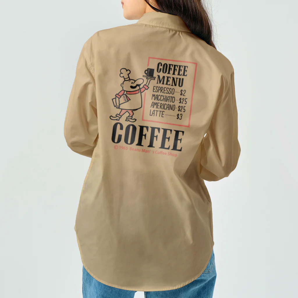 Design For EverydayのビーンズマンのCOFFEE SHOP ワークシャツ