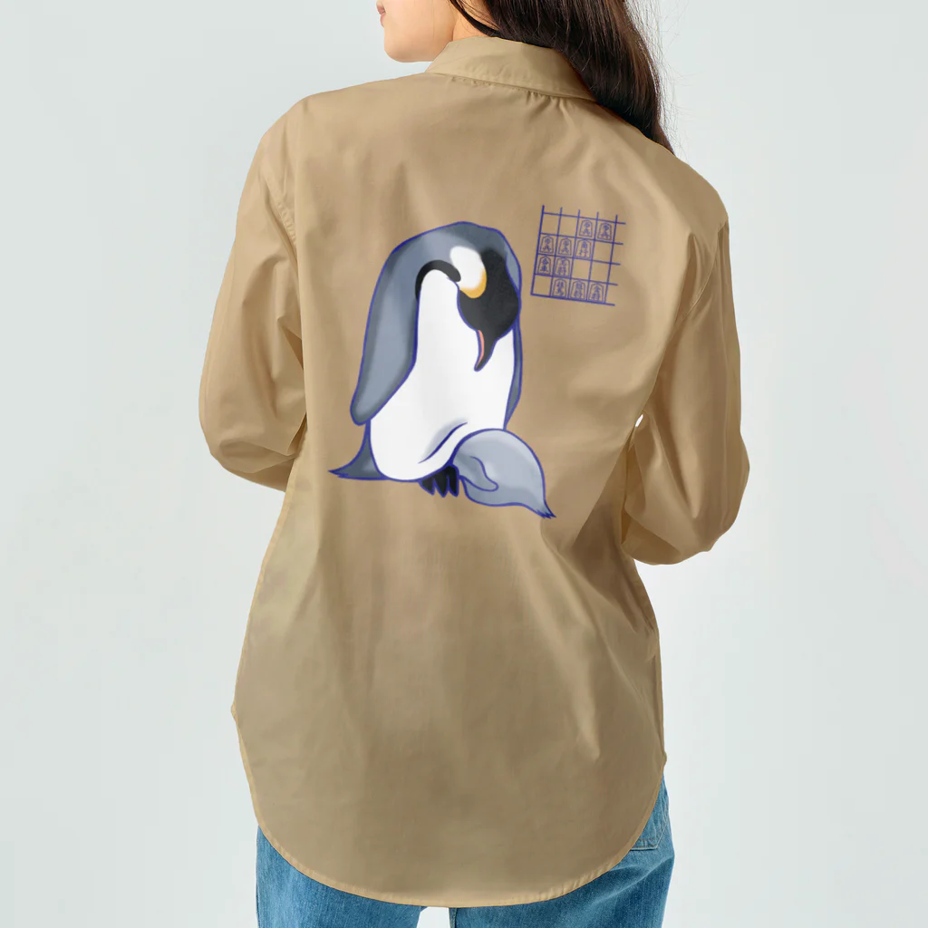 愛棋堂の解説「おっとこれはイビアナですね」ペンギン編 Work Shirt