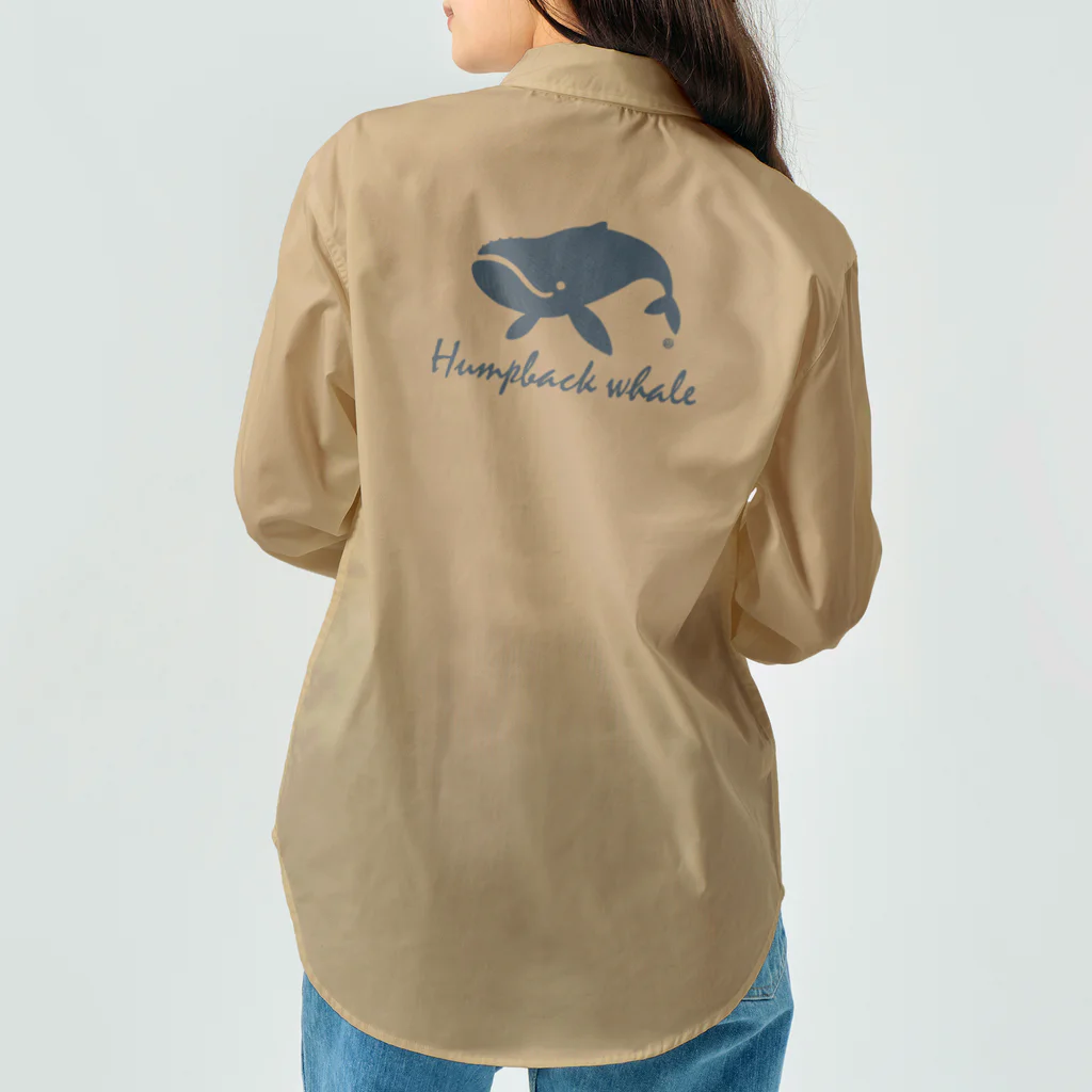 Atelier Pomme verte のHumpback whale22 ワークシャツ