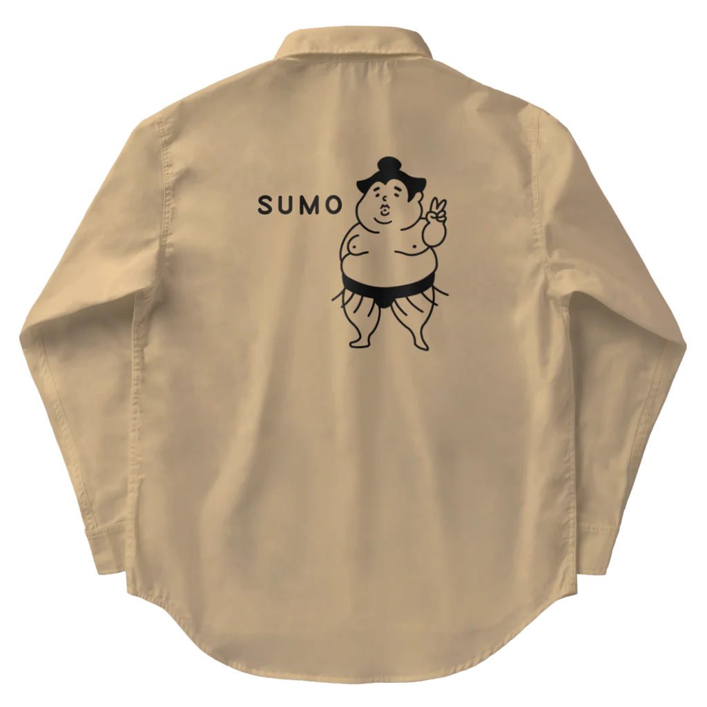 ぽぴーぴぽーのSUMO  ワークシャツ