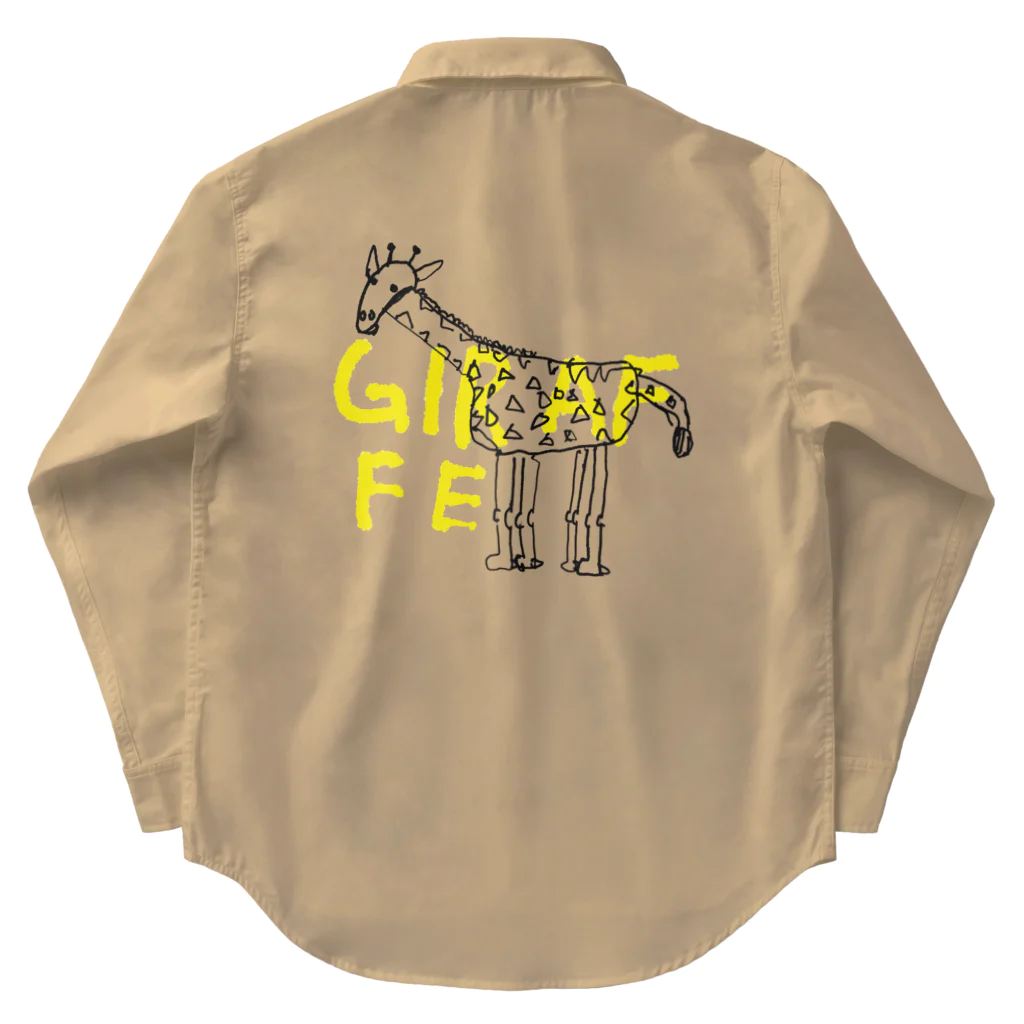 Hito's shopのGiraffe ワークシャツ