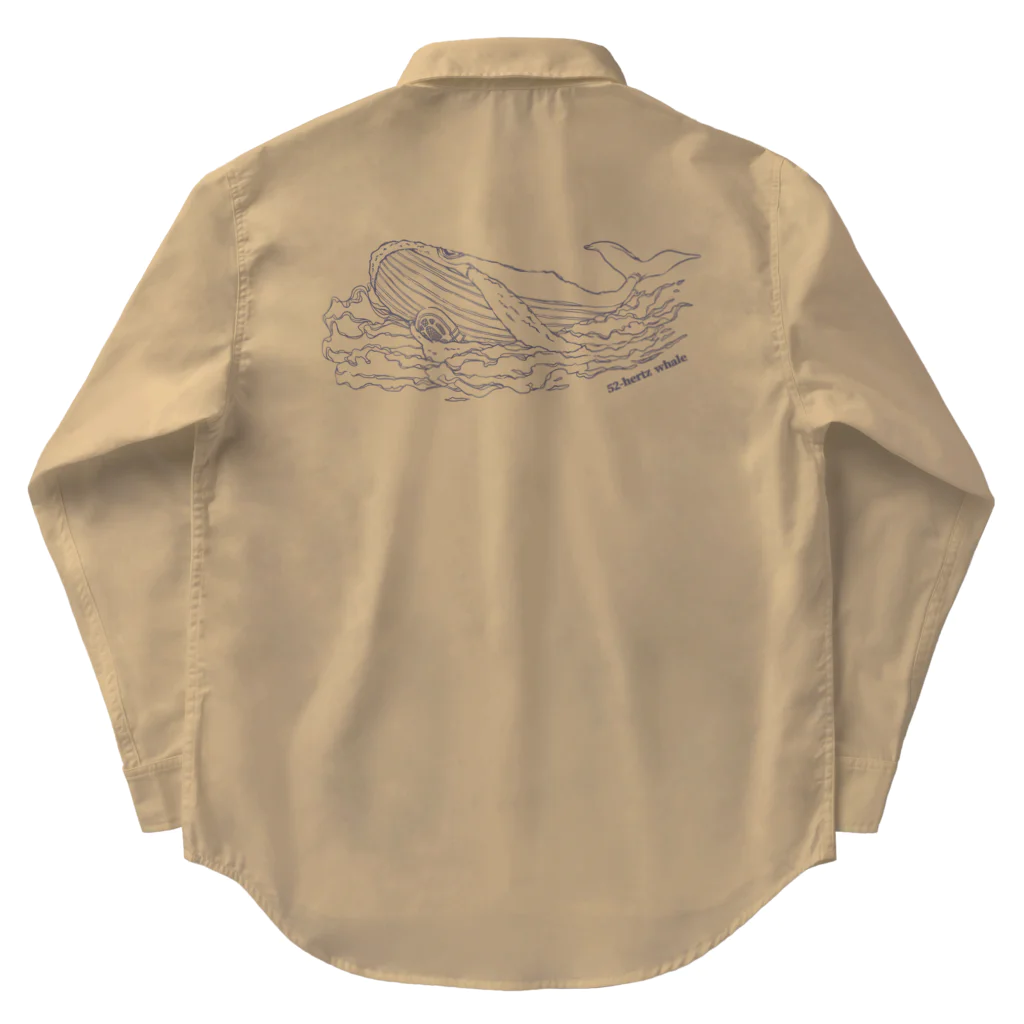 ariariartの世界でもっとも孤独なクジラとラジオ【チャリティー】 Work Shirt