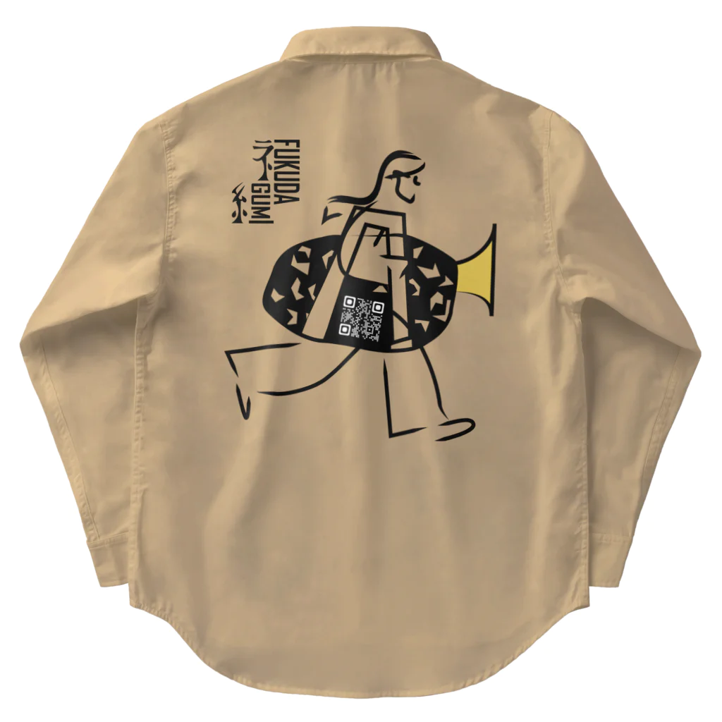 福田組(バンド)のチューバを運ぶ人 Work Shirt