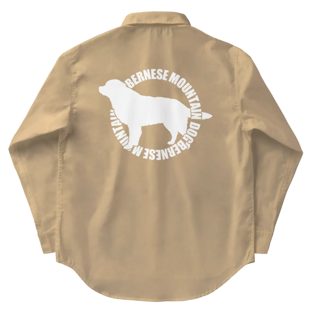 WebArtsのBernese Mountain Dog Design02 バーニーズマウンテンドッグ ワークシャツ