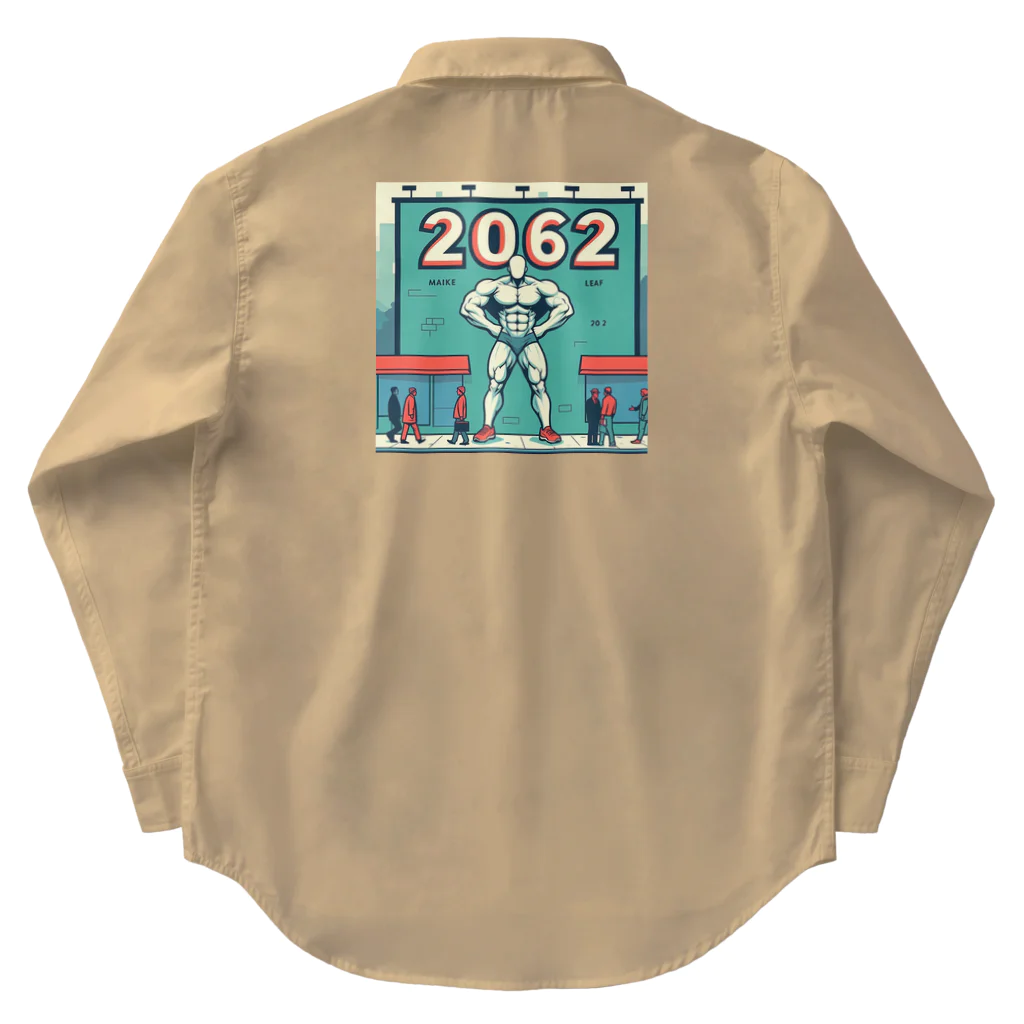 ヘッヘンのお店の【2062】アート Work Shirt