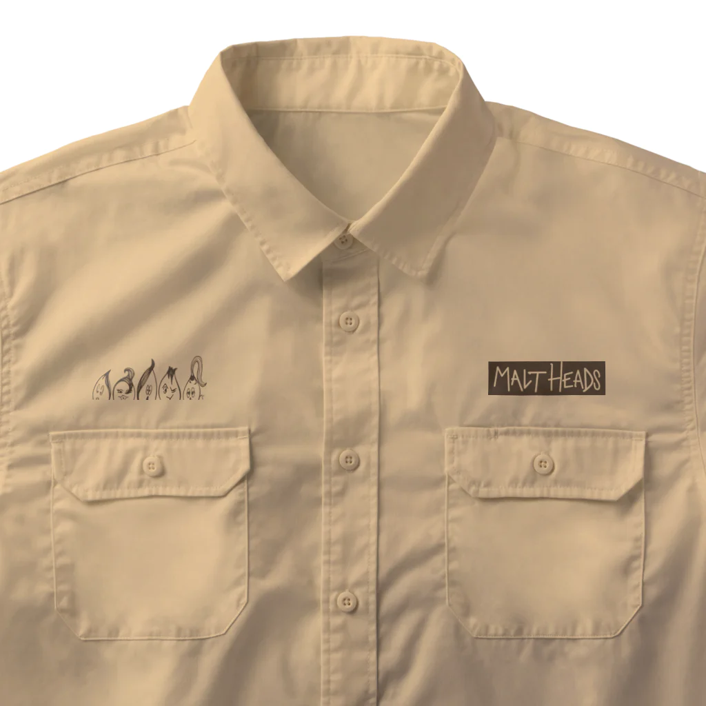 Mix’d Cultures LabのMalt Heads モルトヘッズ '23 Work Shirt