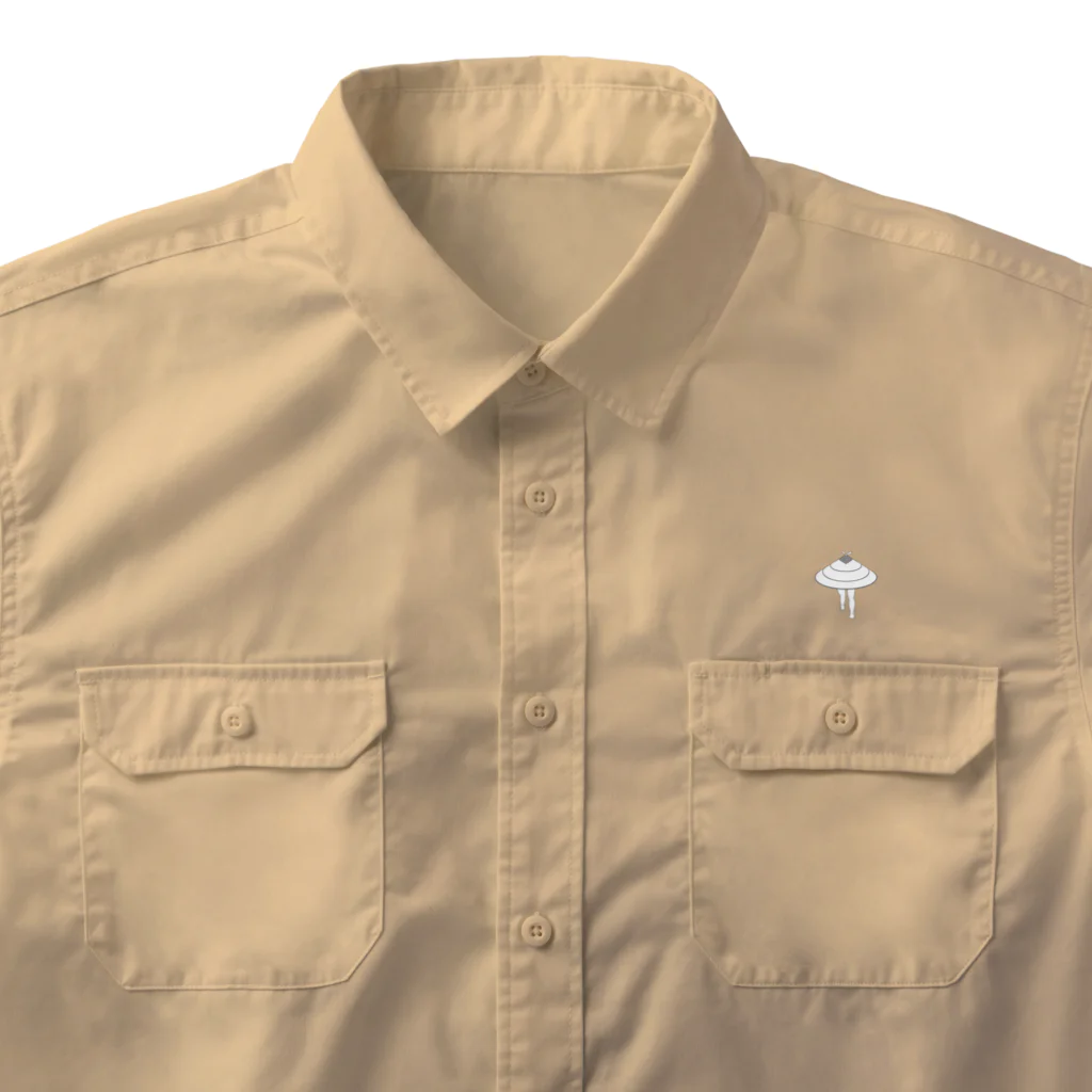 dougaseiseitokoroの足の生えた笠 Work Shirt