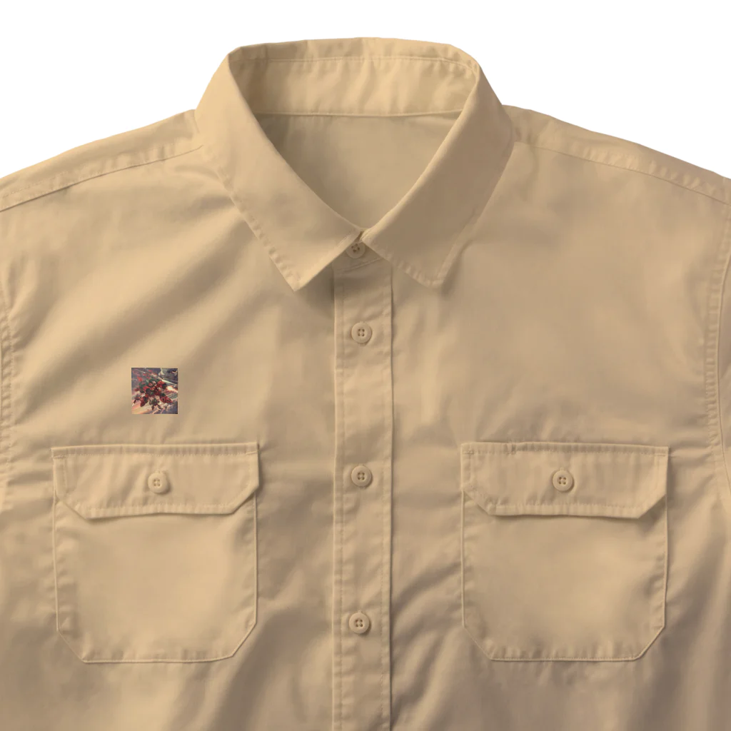 AQUAMETAVERSEの甲冑戦隊地球防衛軍　Tomoe bb 2712 Work Shirt