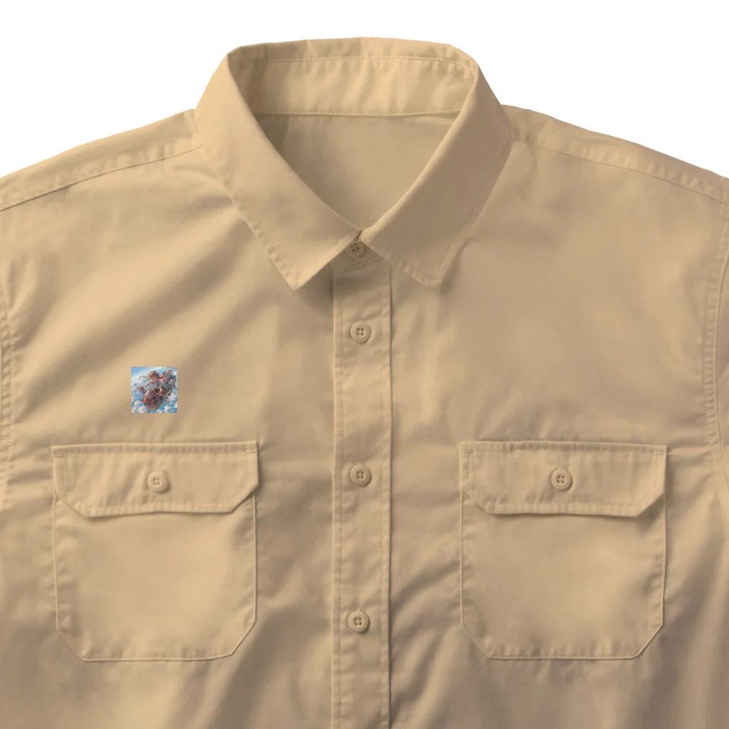 AQUAMETAVERSEのフライングバイク　Tomoe bb 2712 Work Shirt