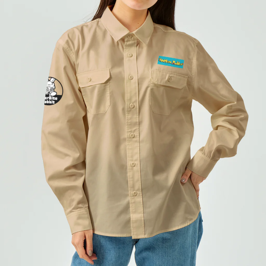 Over Bite Rabbit（オーバーバイトラビット）のスケボーうさぎ Work Shirt