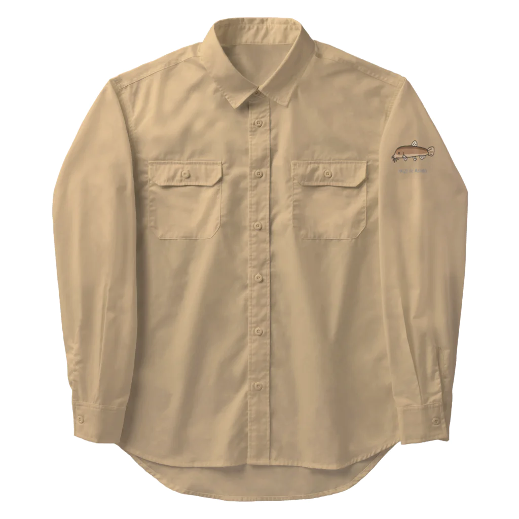 水辺 de ASOBO のお店のまぼろしのドジョウ Work Shirt