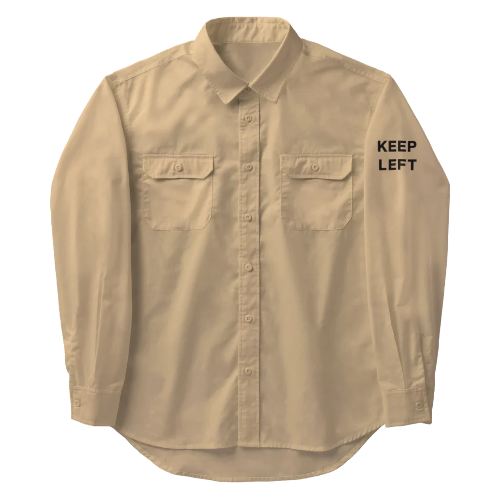 RiyocoHanasawa illustrationのKEEP LEFT Work Shirt