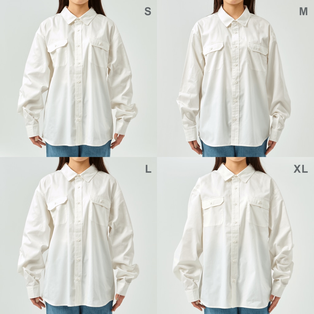 ヨープキャンが気になったの悟空 ブラック02 Work Shirt