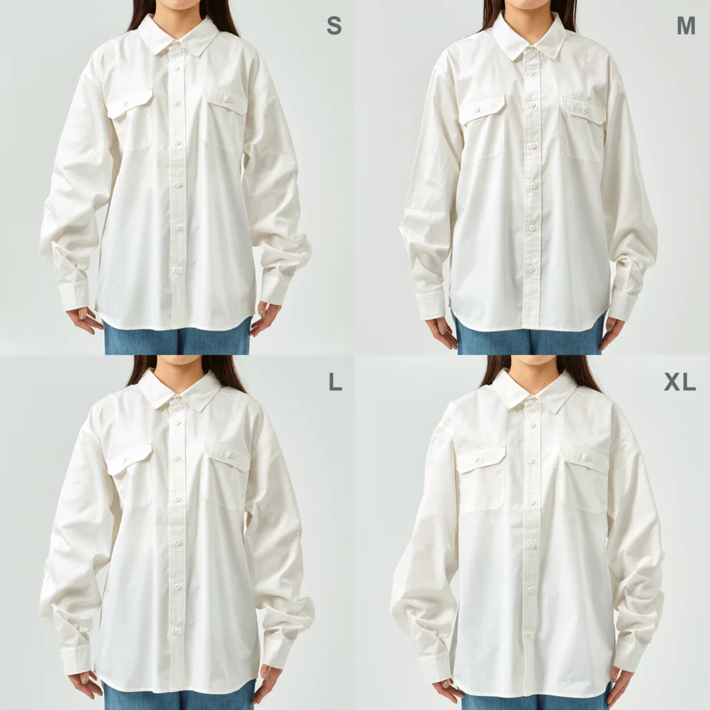 LalaHangeulのマレーバクの子供　ハングルデザイン Work Shirt