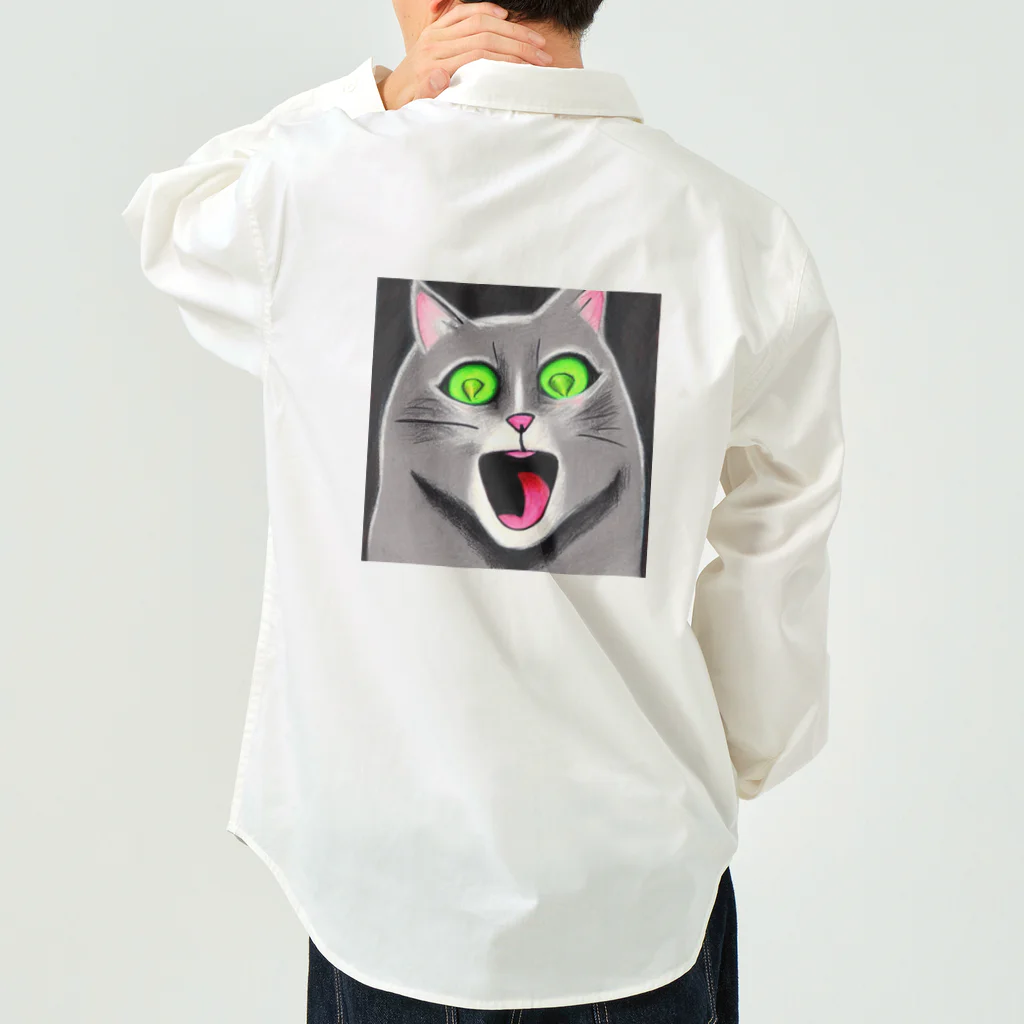 withCatsのおどろき猫 Work Shirt