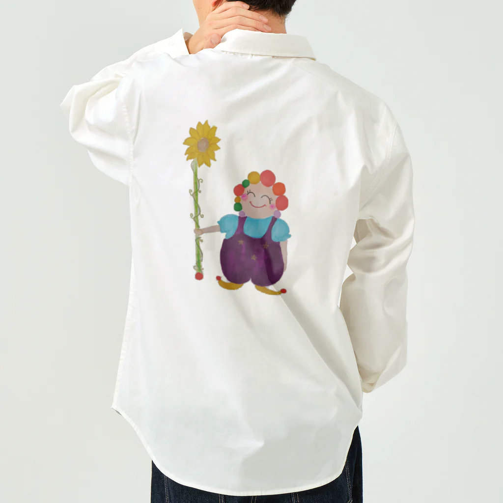 nicomaru111のヒマワリの妖精 Work Shirt