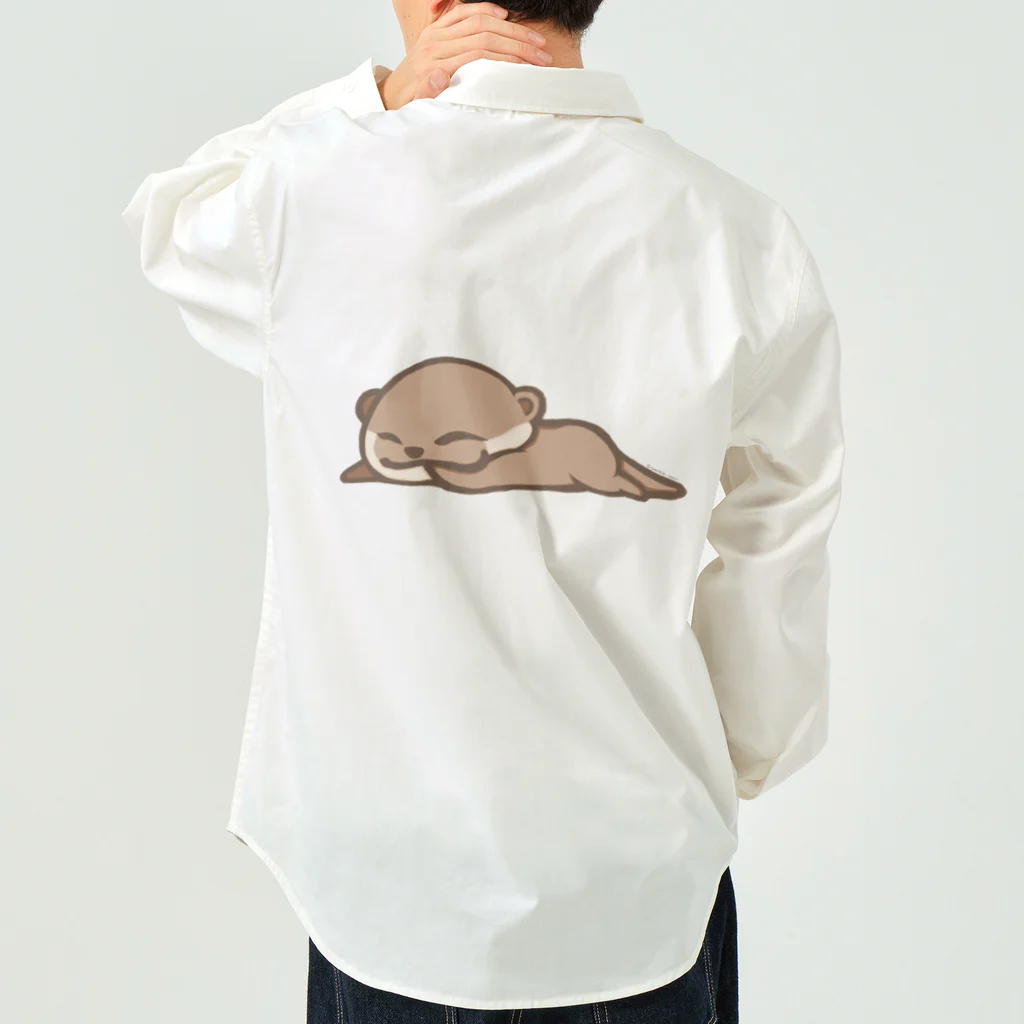 綾錦工房 りこりすのおしゃぶりカワウソ Work Shirt