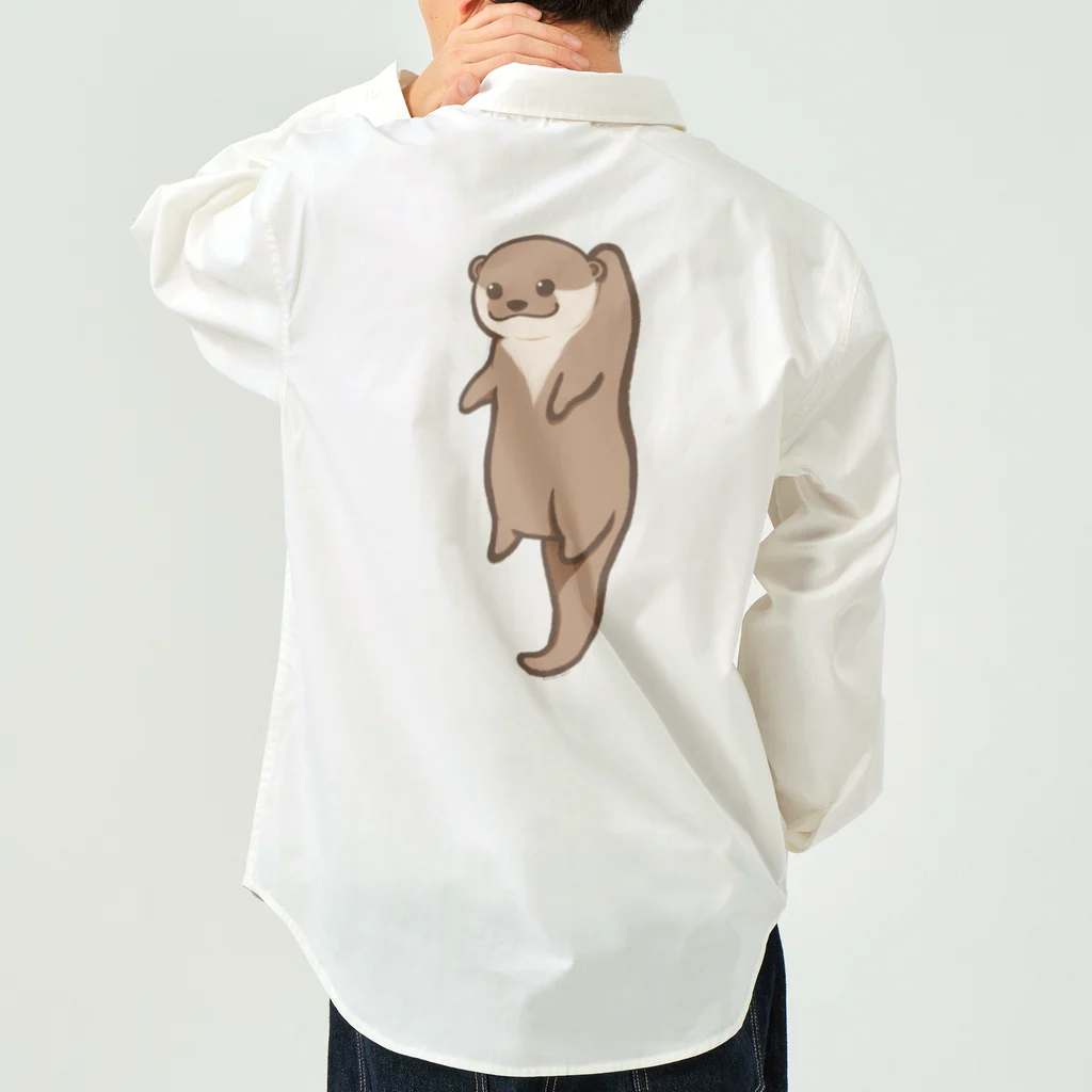 綾錦工房 りこりすのほされカワウソ Work Shirt