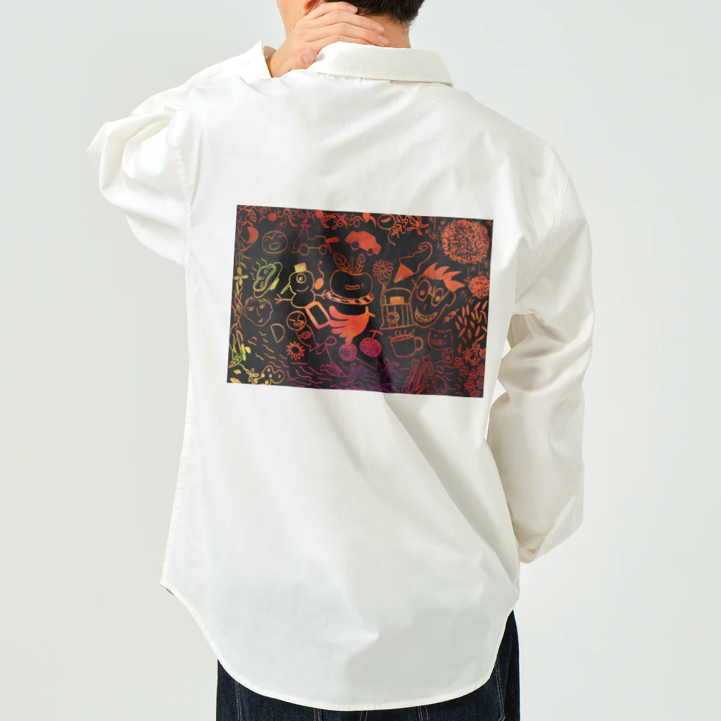 tanu-タヌ-のI love  collection  Work Shirt