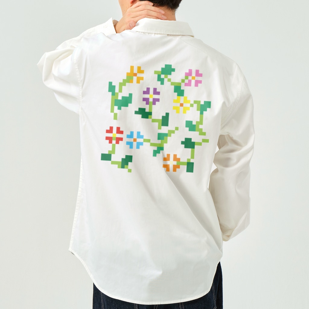 Lily bird（リリーバード）のドットな可愛いお花 Work Shirt