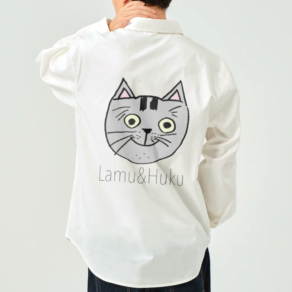 Lamu&Hukuのラム君とフクちゃん ワークシャツ