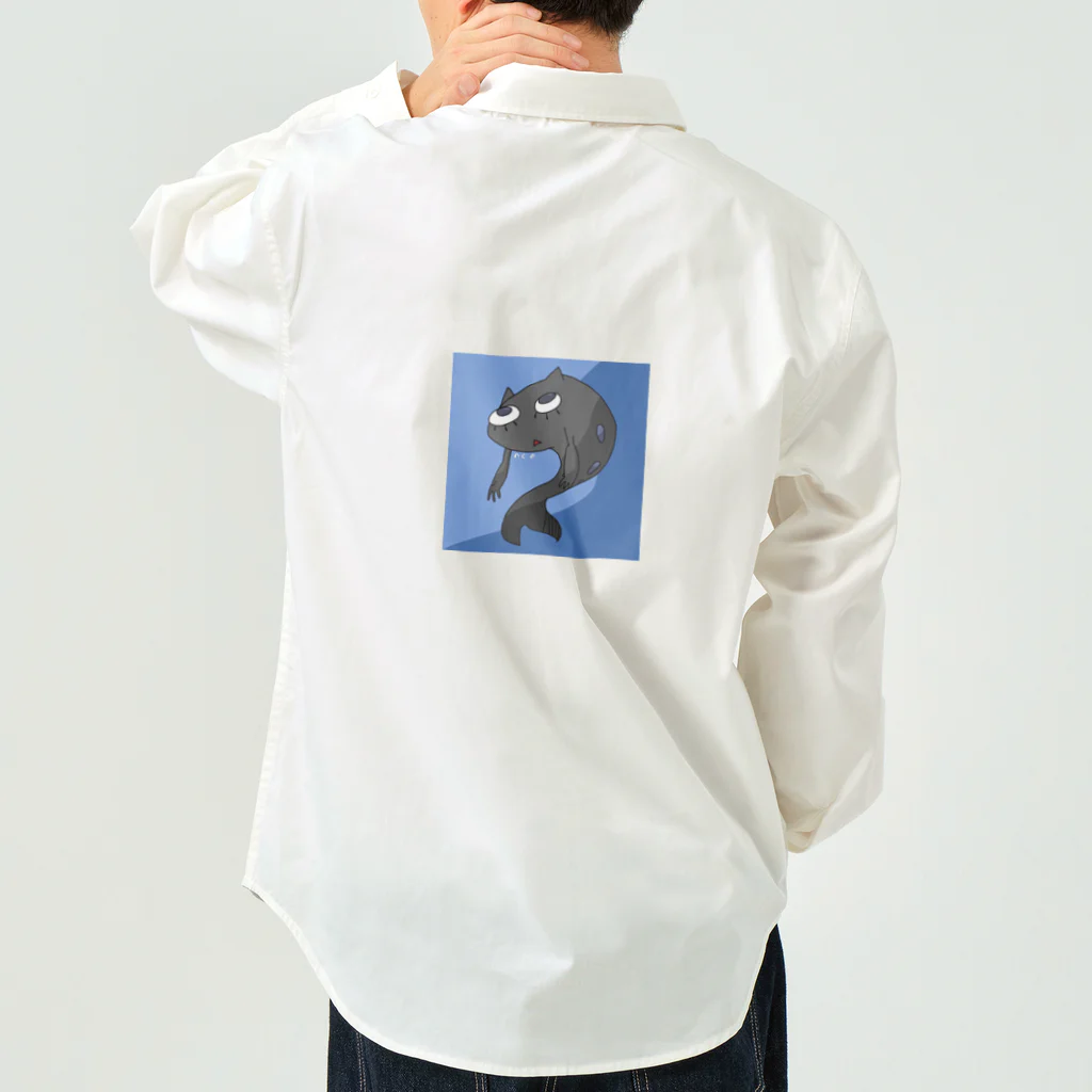 ミラー小雪のネコクジラ Work Shirt