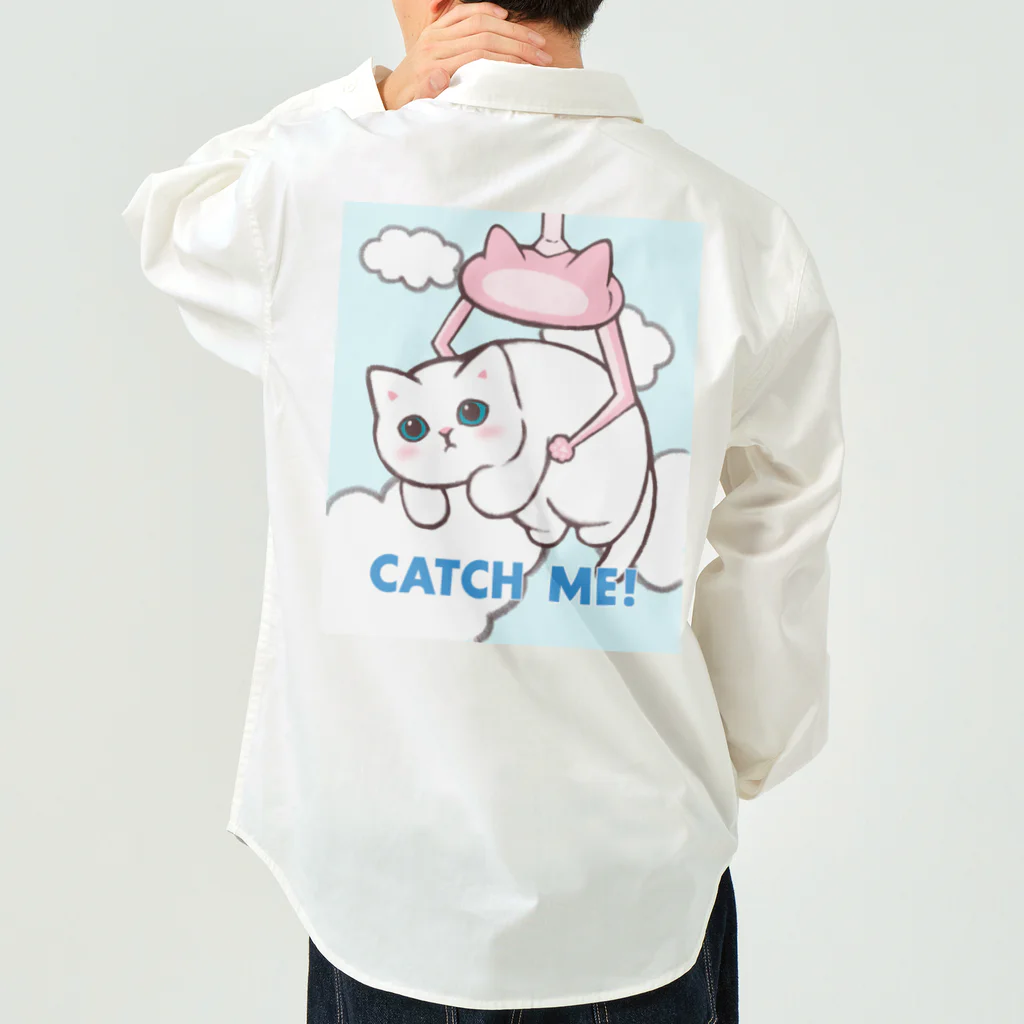 ふわにゃんshopのCATCH ME! ワークシャツ Work Shirt