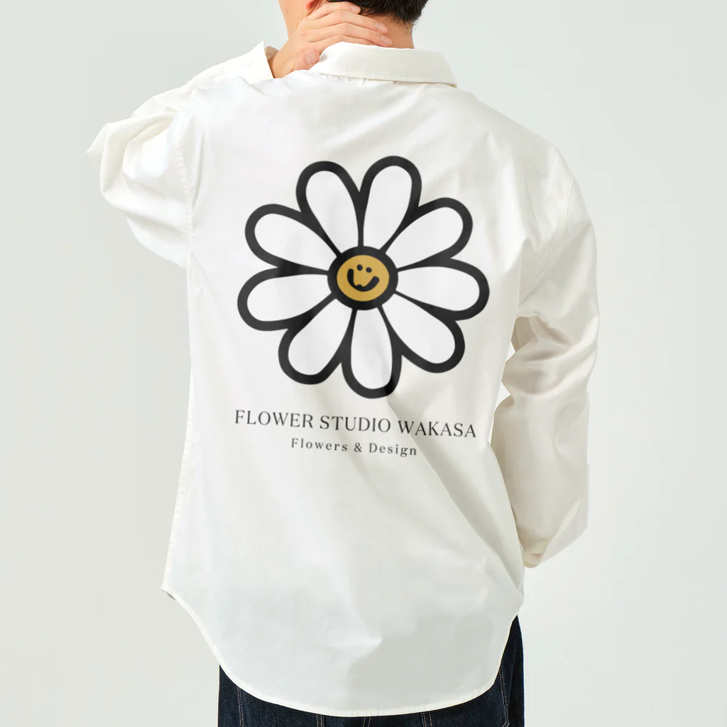 flowerstudiowakasaのFLOWER STUDIO WAKASA ロゴマーク ワークシャツ