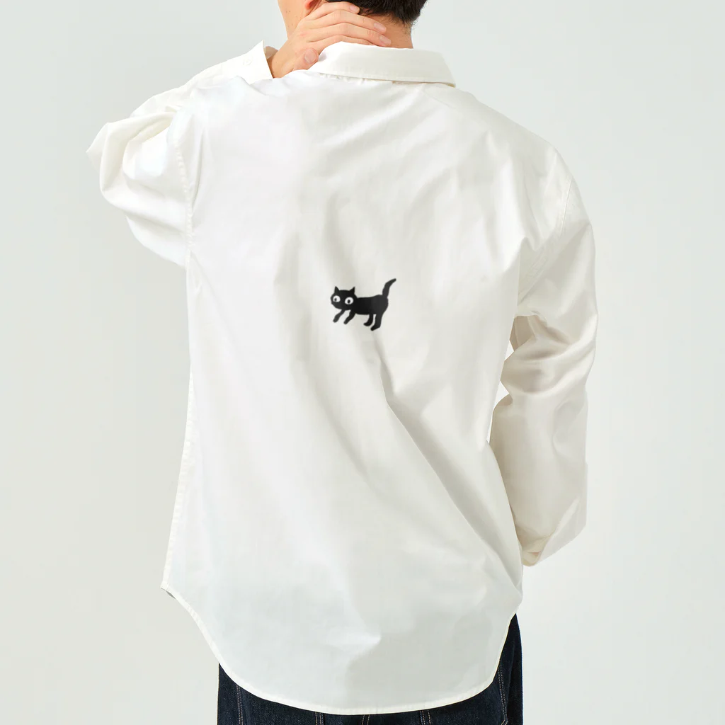 masao_art_lifeのにらむ猫ちゃん Work Shirt