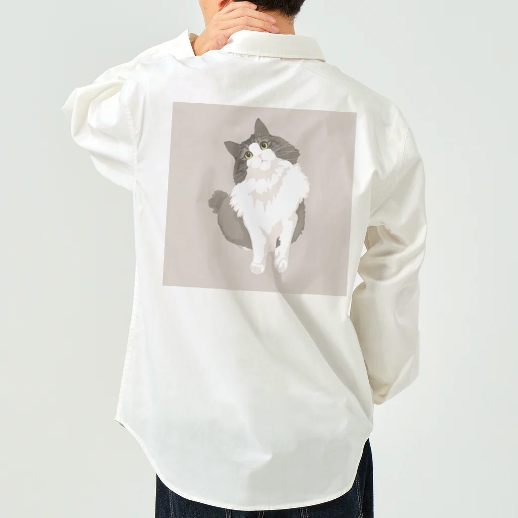 猫のイラスト屋さんのrin ワークシャツ