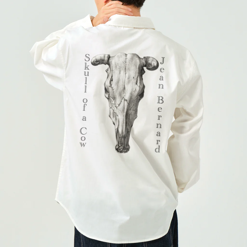 MUGEN ARTの牛の頭蓋骨　ジーン・バーナード　Jean Bernard / Skull of a Cow ワークシャツ