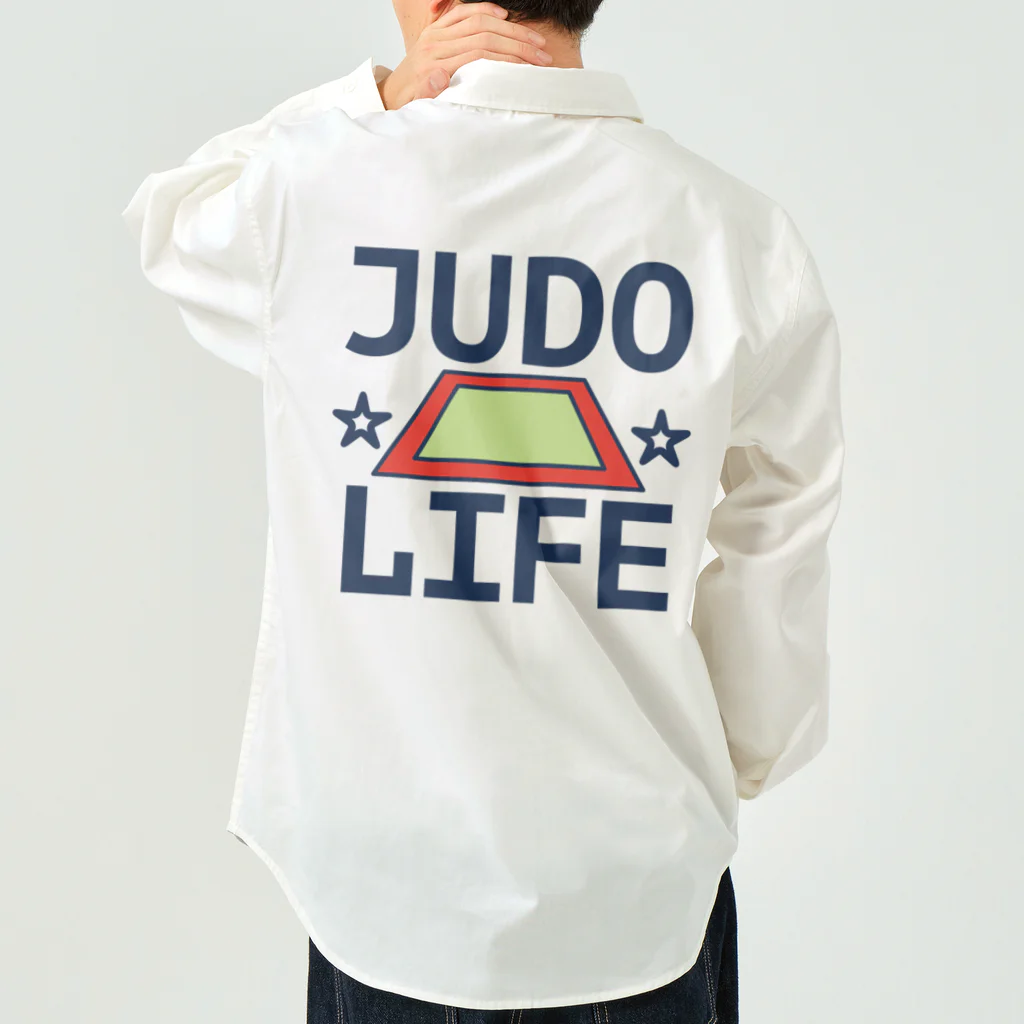 sports_tower スポーツタワーの柔道・JUDO・じゅうどう・グッズ・デザイン・武道・#Tシャツ・柔(やわら)の術・投げ技・固め技・当身技・格闘技・日本・柔術・男子・女子・かっこいい・かわいい・強靭・選手・柔よく剛を制す・世界・柔道場 Work Shirt