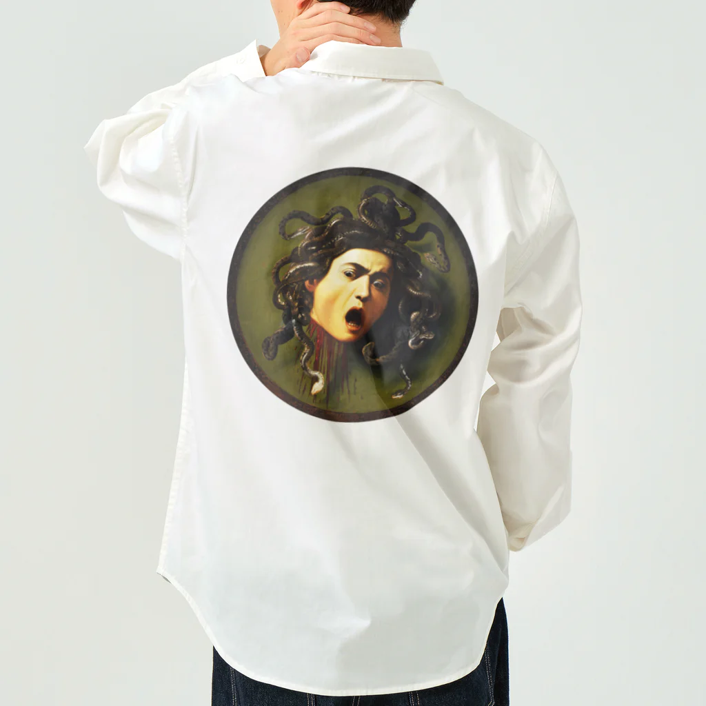 MUGEN ARTのメドゥーサ　カラヴァッジオ　Caravaggio / Medusa ワークシャツ