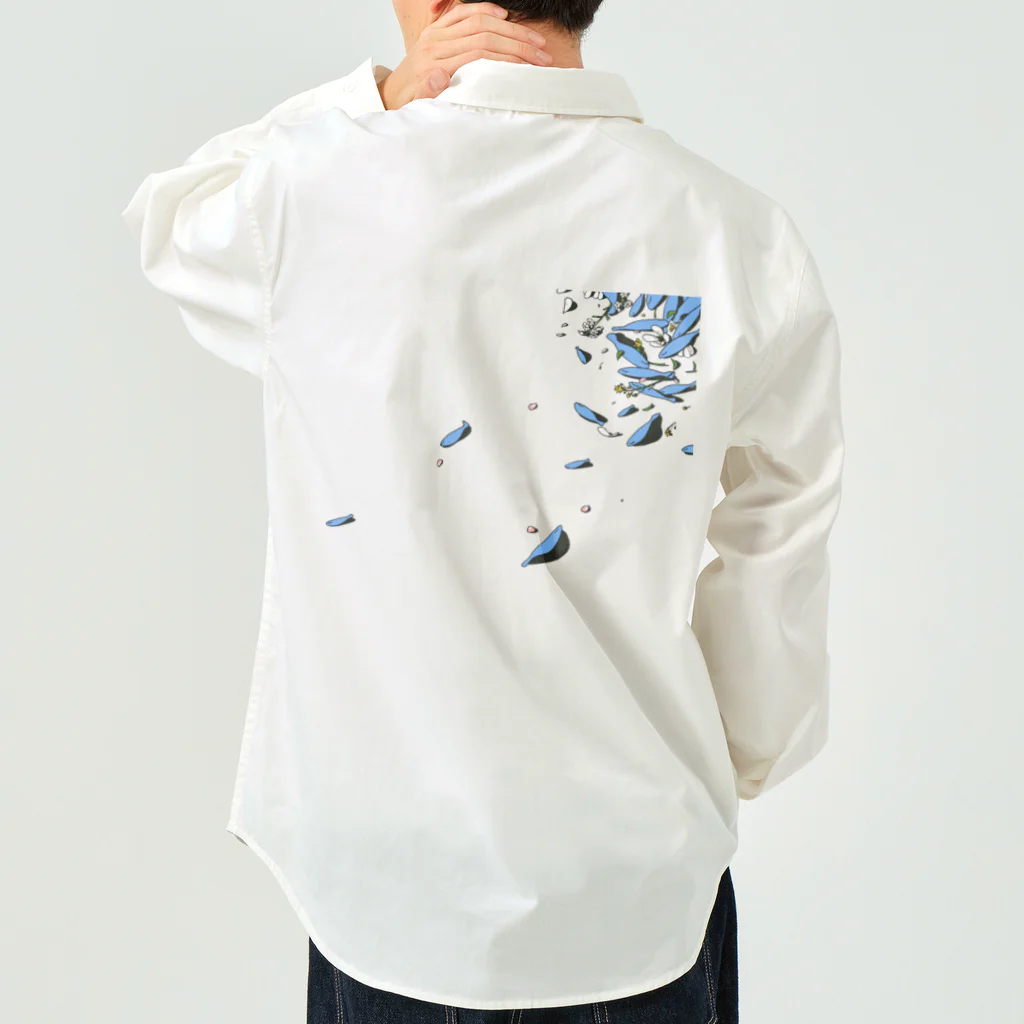 natoronの散る花、さかな Work Shirt