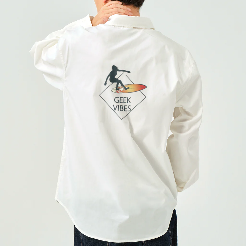 miyakojima_baseの宮古島ベースのオリジナルロゴ ワークシャツ
