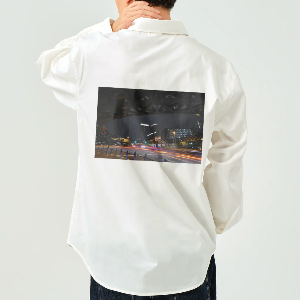 nokkccaの光跡 - Junction Light trail - Work Shirt