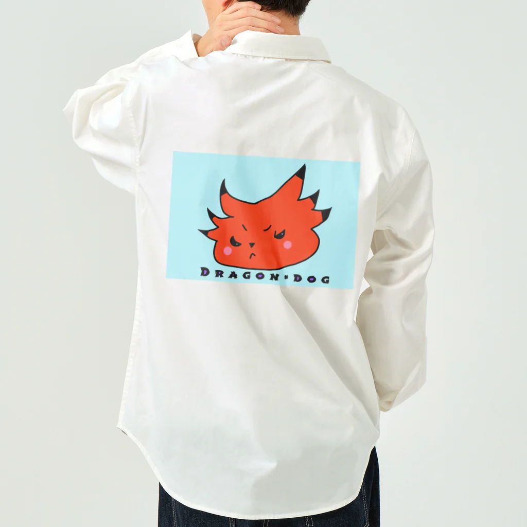 みつまめこshopのDragon×dog Work Shirt