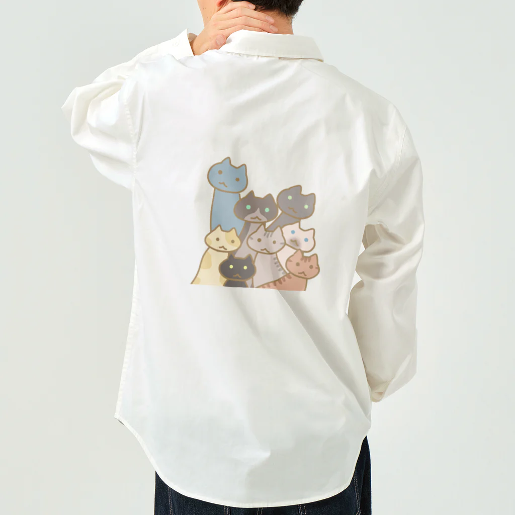 アトリエかののにゃんこ大集合 Work Shirt